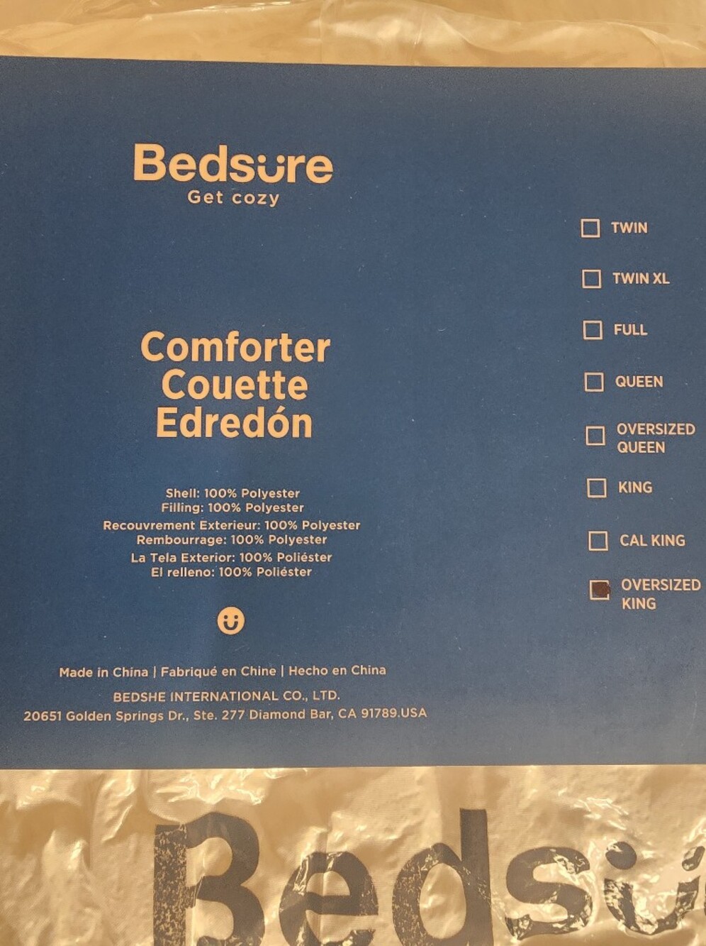 Bedsure Comforter Duvet Insert - Quilted Oversized King  All Season Gentlesoft - Picture 9 of 13
